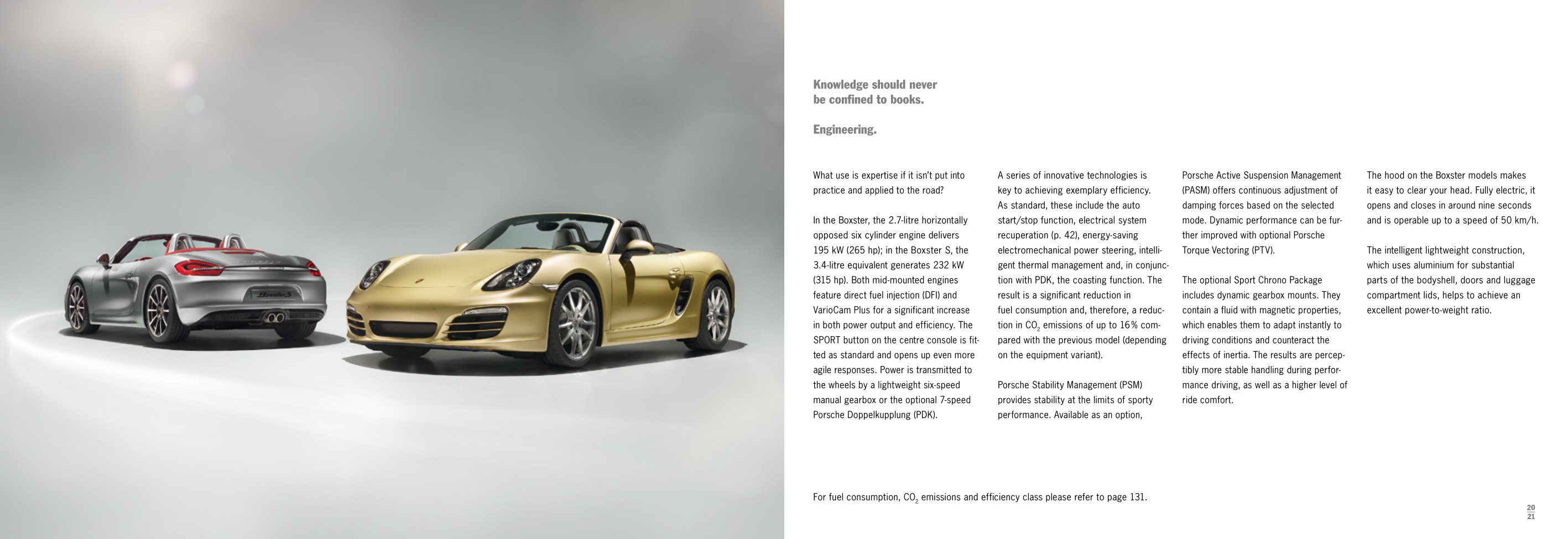 2013 Porsche Boxster Brochure Page 10